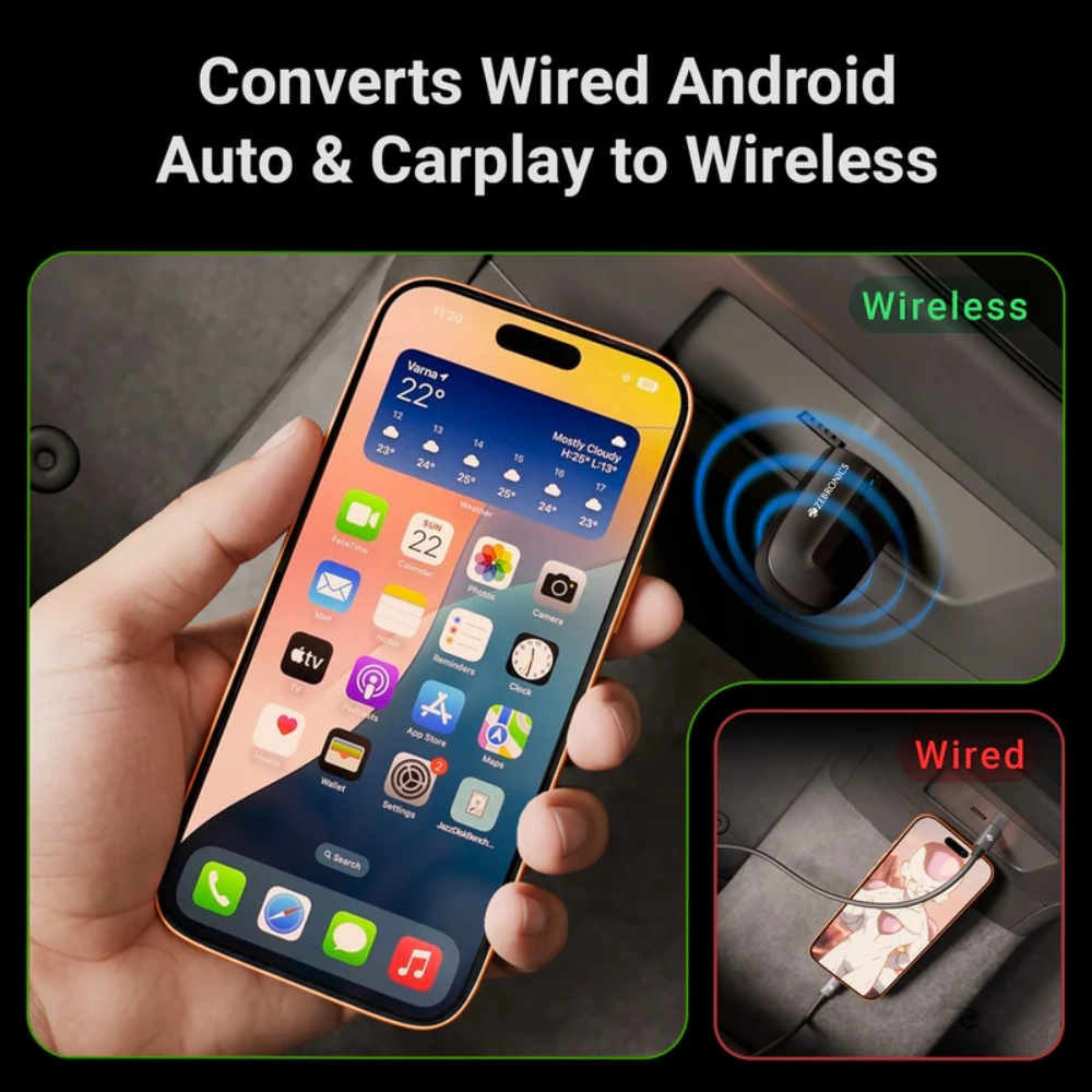 Zebronics 2-in-1 Wireless Carplay Receiver view 2